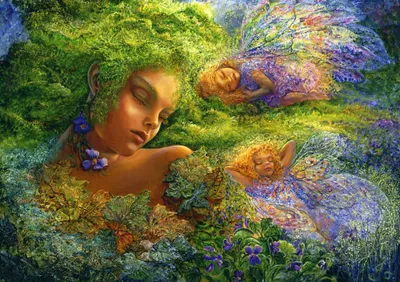 Obrázok produktu pre Grafické puzzle Josephine Wall - Machová panna - 1500 dielikov Fantasy