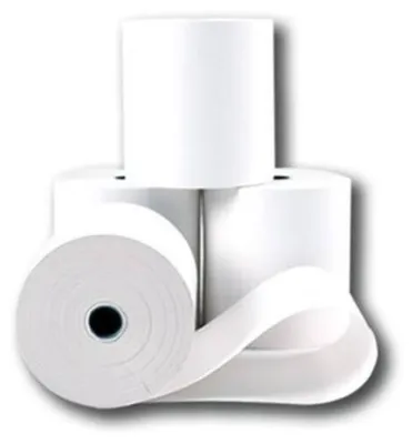 Obrázek produktu pro Termopapírové role 80mm x 80m x 12mm - 50 kusů, pokladní role z termopapíru, pokladní role termopapír 80mm, vysoce kvalitní termopapírové role pro pokladny, bez BPA