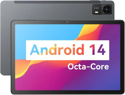 Produktbild von Tablet Android HD-Display, 4 GB RAM, 128 GB Speicher, Quad-Stereo-Lautsprecher, 8000 mAh Akku, Schwarz, Wi-Fi, Bluetooth, Type-C.