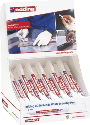 Produktbild von Edding 52.279 Display e-8046 Ready White