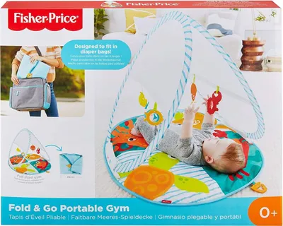Zdjęcie produktu dla Fisher-Price FXC15, Mata do zabaw dla niemowląt, Drążek na zabawki, Wielobarwny