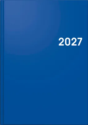 Produktbild von BRUNNEN 1079561037 Buchkalender Mod. 795 2027 A5, Kunststoff, blau
