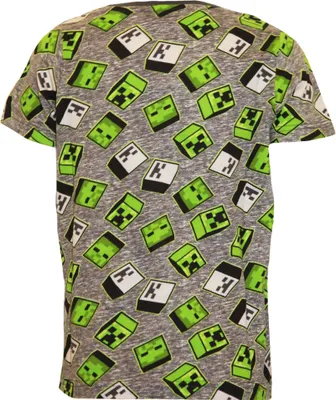 Produktbild von Minecraft - T-Shirt, Rundum bedruckt für Jungen NS5977 (152) (Grün)