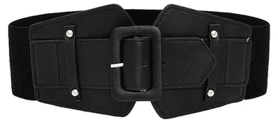 Produktbild von Breiter Damengürtel, elastischer Taillengürtel mit Schnalle, elastischer Korsettgürtel, Länge 78 cm, Breite 7,5 cm