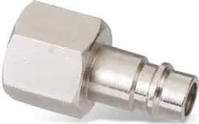 Produktbild von Druckluft-Stecker für den Anschluss von Druckluftgeräten, 3/8 Zoll Innengewinde, verchromt