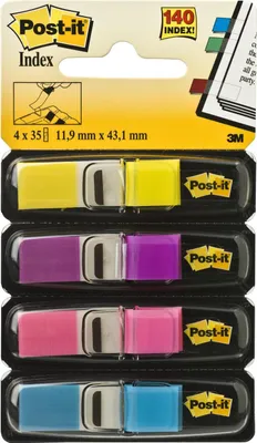 Image de Post-It 683-4AB Onglet avec index vierge