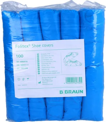 Produktbild von Überziehschuhe blau Schutzbezüge für Straßenschuhe 100 Stück
