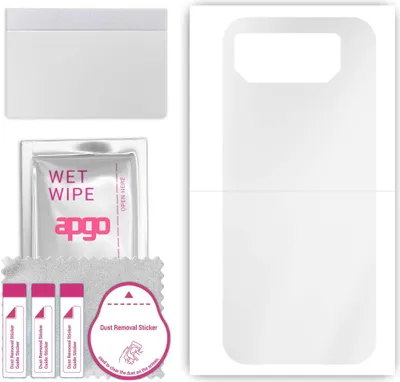Produktbild von apgo Rückseite Schutzfolie, klar, kompatibel mit Asus ROG Phone 6 Pro, Hinten Hydrogel-Displayschutzfolie mit Positionierhilfe, kratzfest, einfache Montage