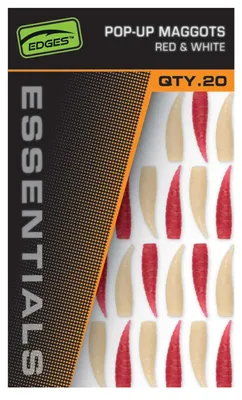 Produktbild von Fox Pop Up Maggots (10 red,10 white) - 20 Kunstmaden