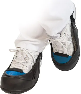 Produktbild von Sicherheits-Überschuh Natur-Latex 34-38 schwarz-blau VE=1 Paar