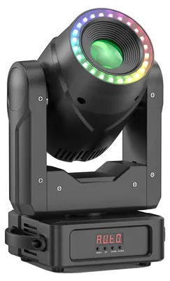 Image de Projecteur DJ à tête mobile, couleurs RGBW, 7 gobos, prise UE