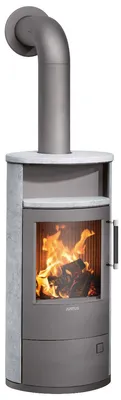 Produktbild von Justus | Kaminofen | Island 5 2.0 | 5 kW | Speckstein, Stahl Gussgrau