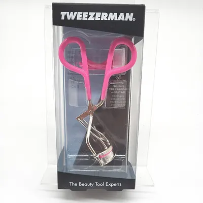 Produktbild von Tweezerman Wimpernzange Rosa Make Up Neon tollen Grip Schönheitssalon