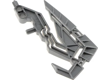 Produktbild von 1x Lego Bionicle Waffe Kampf Stab flat silber Schwert Klinge Krieger Axt 20479