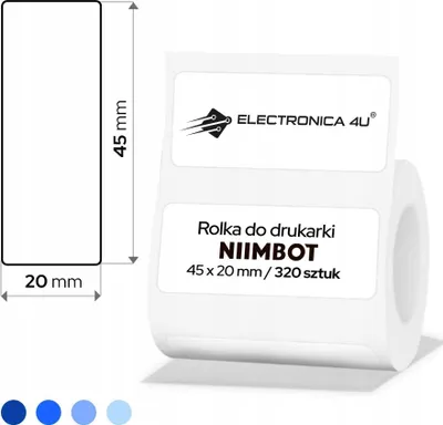 Obrázok produktu pre Samolepiace termálne štítky Niimbot B1 B4 B21 B3S B31 45x20