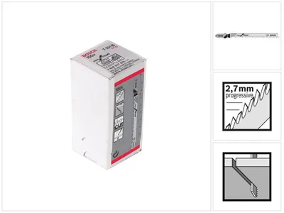 Produktbild von Stichsägeblatt T 101 B Clean for Wood, 100er-Pack