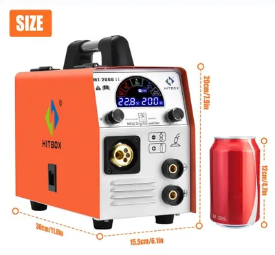 Image de Appareil de soudage MIG MT2000 - 4-en-1 MIG/MAG, MMA, Lift-TIG - Avec ou sans gaz - Onduleur IGBT synergique - Prise UE 220 V