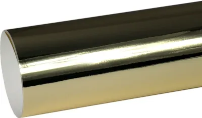 Produktbild von (6,97€/m²) Oracal Plotterfolie 351 911 Chrom Gold Glanz 63 cm Breite