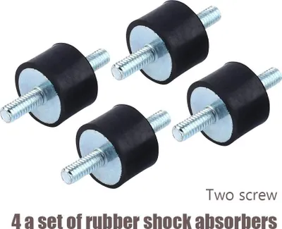 Produktbild von Antivibrationsgummi M4 15x10 mm – stoßdämpfende Gummipuffer für Luftkompressoren und Maschinen