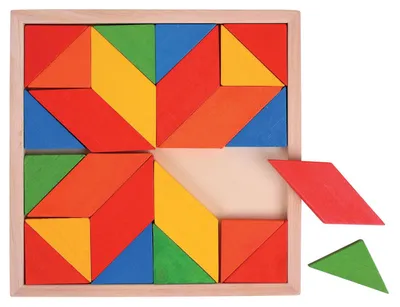 Produktbild von Bigjigs Toys Farbmosaik aus Holz