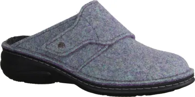 Zdjęcie produktu dla Finn Comfort Goms damskie, kapcie, podwójny filc, opal (jasnoniebieski), wyjmowana wkładka - dom - kapcie damskie kapcie, niebieski