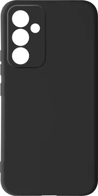 Produktbild von Halbsteife Silikon Handyhülle für Samsung Galaxy A34 5G, Soft Touch – Schwarz