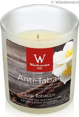 Produktbild von 4 Stück Anti Tabak Kerze im Glas, Duftkerze