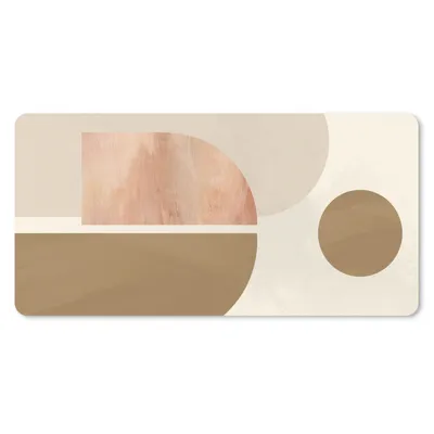 Produktbild von MuchoWow® Schreibtischunterlage Rosa - Design - Abstrakt 80x40 cm - XXL Mauspad - Gaming Mauspad