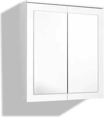 Produktbild von Livarno Living Bad Spiegelschrank mit 2 Türen weiß Badschrank Spiegel Schrank