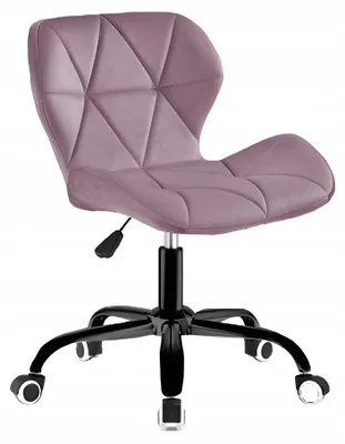 Zdjęcie produktu dla Fotel obrotowy biurowy krzesło ergonomiczne na kółkach do biura welurowe