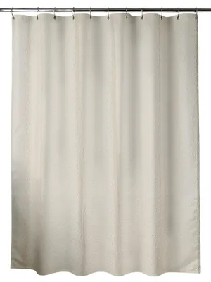 Produktbild von TENDANCE Duschgardine Duschvorhang Badvorhang 180 x 200 cm beige gold Badezimmer