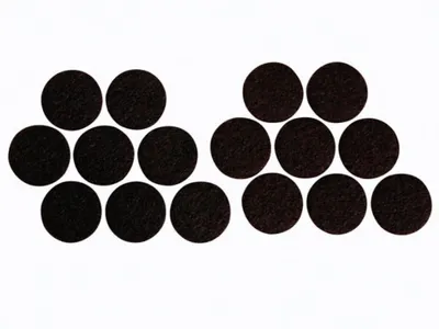 Obrázek produktu pro Plstěná páska - kulatá 25 mm - 16 ks