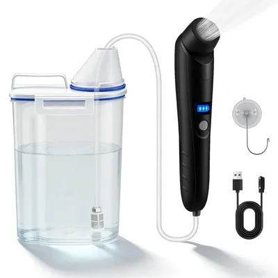 Tragbares Bidet 3L, USB-ladbar, verstellbarer Sprühkopf, schwarz