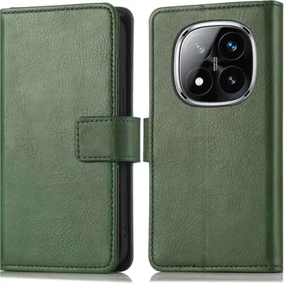 Zdjęcie produktu dla imoshion Luxe Bookcase dla Xiaomi Redmi Note 14 Pro (4G) - Zielony