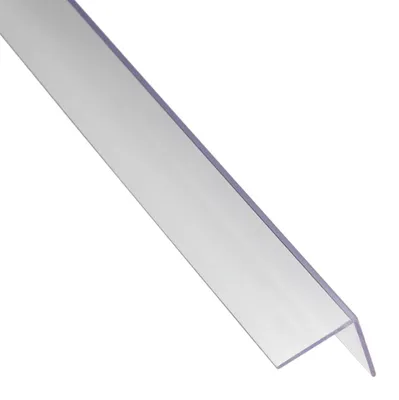 Obrázok produktu pre PVC rohový profil 19,5x19,5 mm/1 m chróm