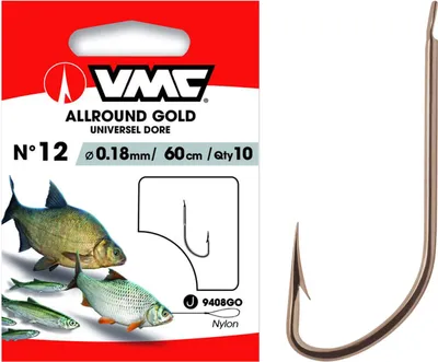 Immagine prodotto di VMC Allround Hook 9408 Leader Hook Gold 60cm #10