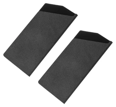 Messerhüllen 2er-Set, 17,8 cm, ABS, schwarz