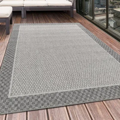 Immagine prodotto di Homebyhome Tappeto da Esterno e Interno Impermeabile Design Moderno Cucina Balcone Terrazza Tessitura Piatta, Dimensioni: 120x170 cm