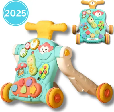 Produktbild von Twinky® Premium Babywalker – Lauflernwagen für Baby und Kind mit Spielset, Geschwindigkeitskontrolle & abnehmbarem Telefon – Laufstuhl & Rutschauto
