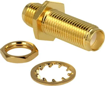 Imagen del producto de Adaptador Delock, conector SMA hembra a conector SMA hembra