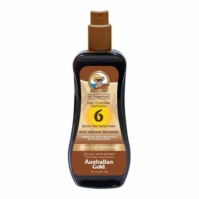 Image de Australian Gold Spray Gel avec bronzer 237ml SPF6