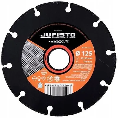Immagine prodotto di Disco diamantato segmentato, metallo, taglio a secco, 125 mm/22,23 mm, Jufisto