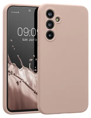 Produktbild von kwmobile Hülle kompatibel mit Samsung Galaxy A54 5G - Hülle Silikon gummiert - Handyhülle - Handy Case in Altrosa matt