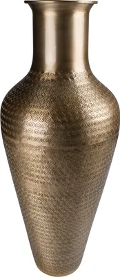 Produktbild von Deko-Vase - Goldgelb - Metall - H 61 cm