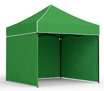 Produktbild von Ekspand | Partyzelt 3x3m - Grün - Faltbar - Wetterfest - Ideal für Garten-Events und Feiern