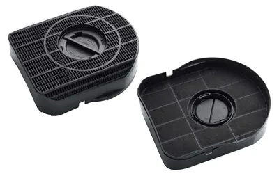 2 Aktivkohlefilter, 205x190x50 mm, für Dunstabzugshauben
