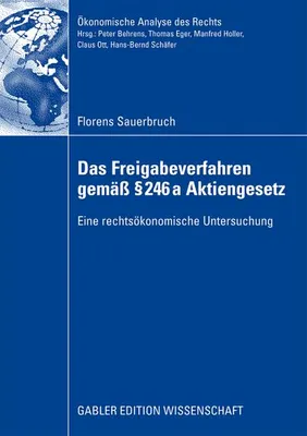 Obrázok produktu pre Das Freigabeverfahren gemäß § 246a Aktiengesetz