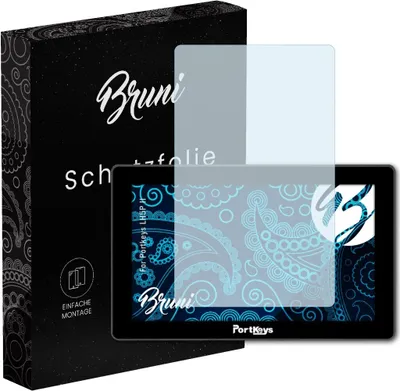 Produktbild von Bruni Basics-Clear 2x Schutzfolie kompatibel mit Portkeys LH5P II Folie
