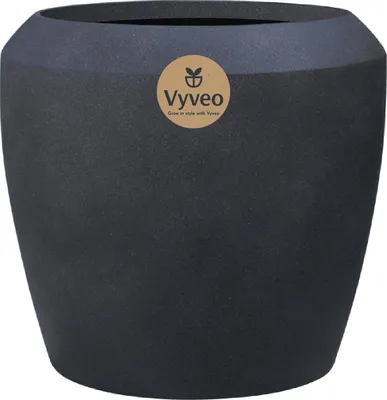 Immagine prodotto di Vyveo - Vaso da fiori Liora - Nero - 44x40