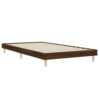 Produktbild von "SALE 2026"Bettgestell Stylishces - Einzelbett/Jugendbett mit Lattenrost - ohne Matratze - Braun Eiche 90x200cm Holzwerkstoff - Klassische Betten DEMöbel294655